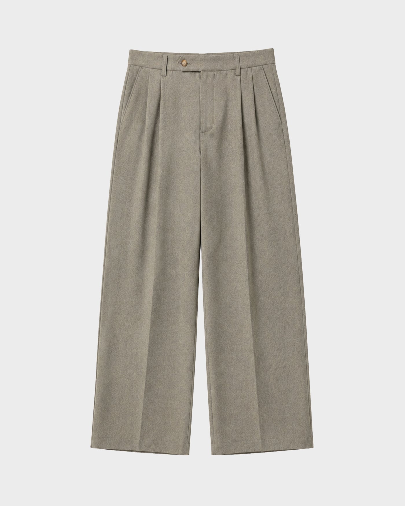 Revival Pleated Pants | Light Grey