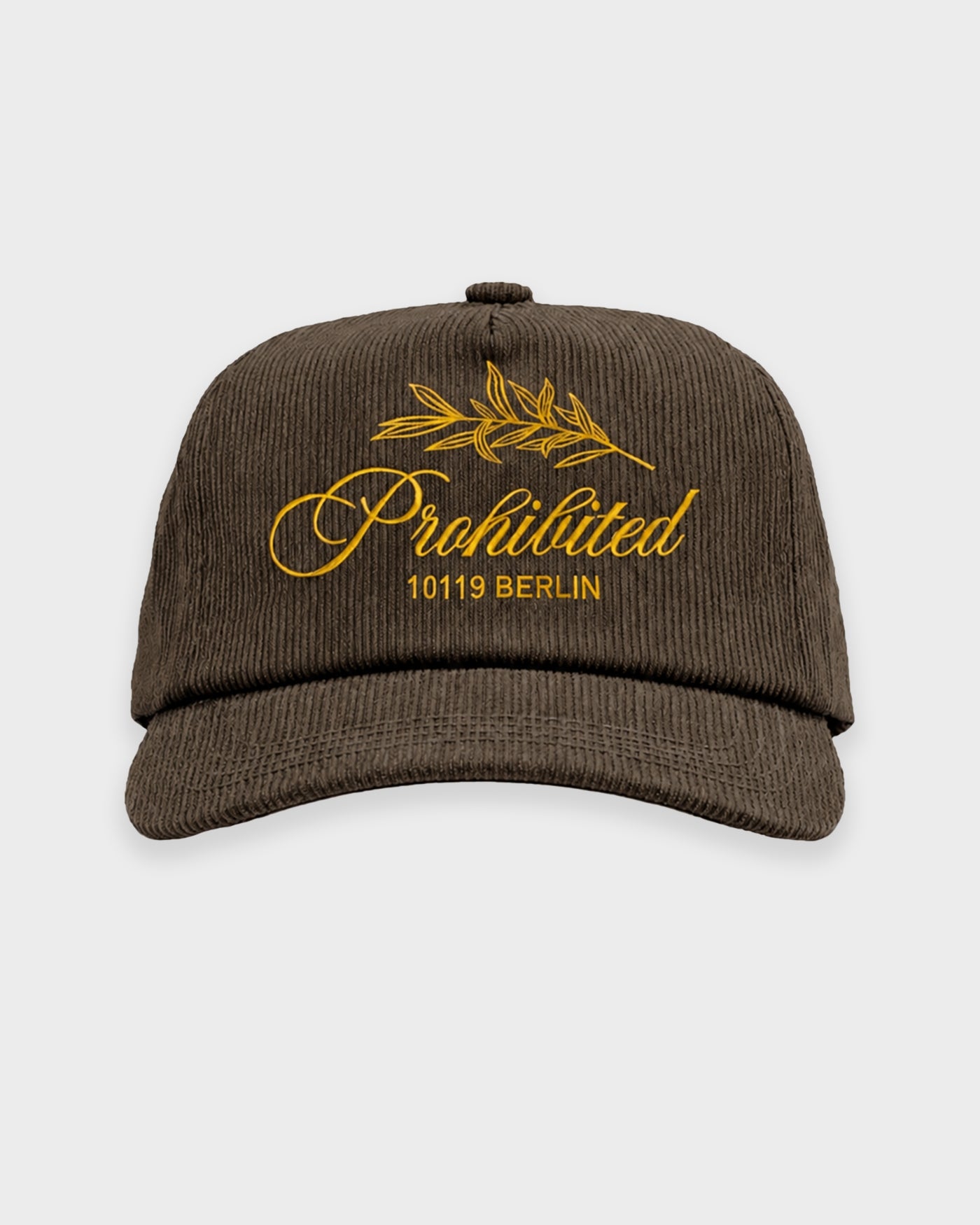 Leaf Corduroy Cap | Dark Green