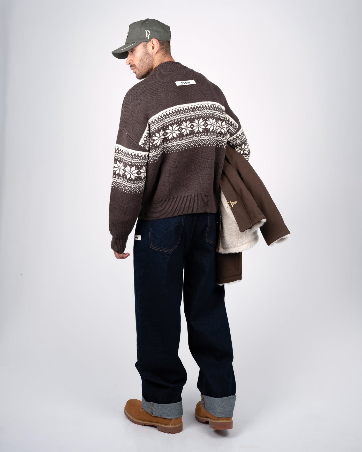 Nordic Knit Sweater | Dark Brown