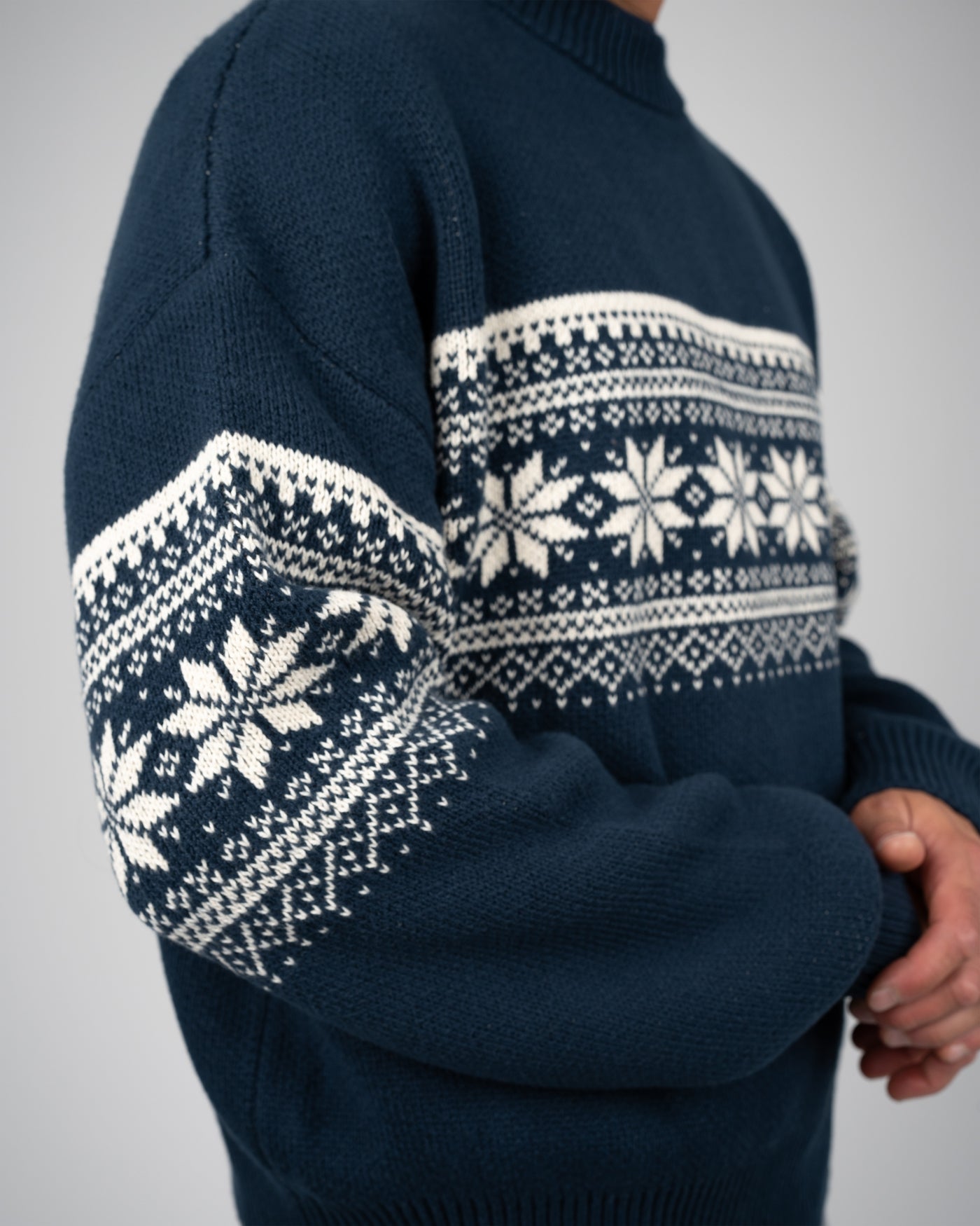 Nordic Knit Sweater | Navy