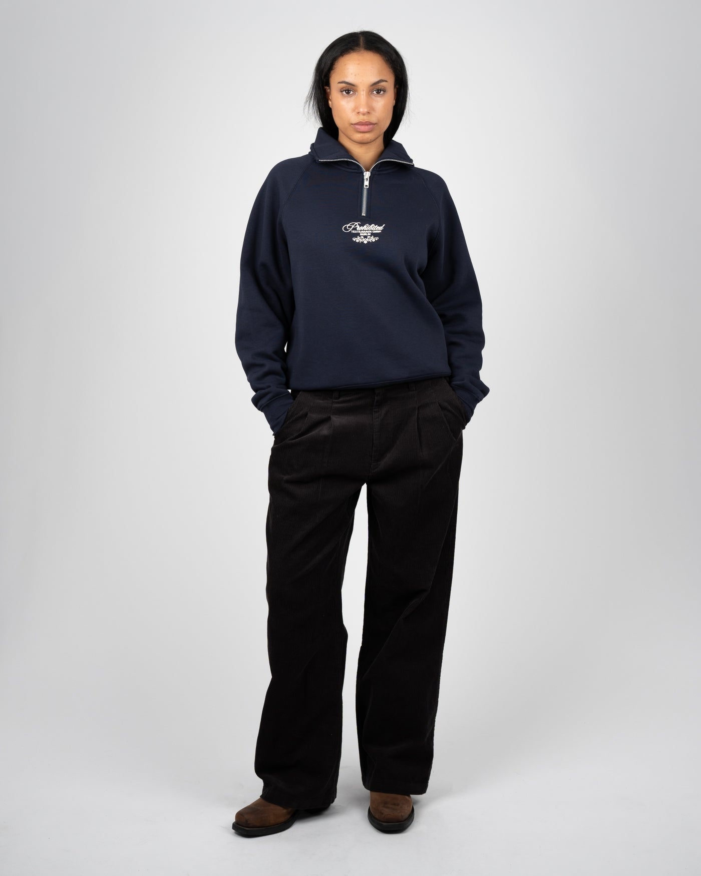 College Days Quarter Zip | Deep Blue