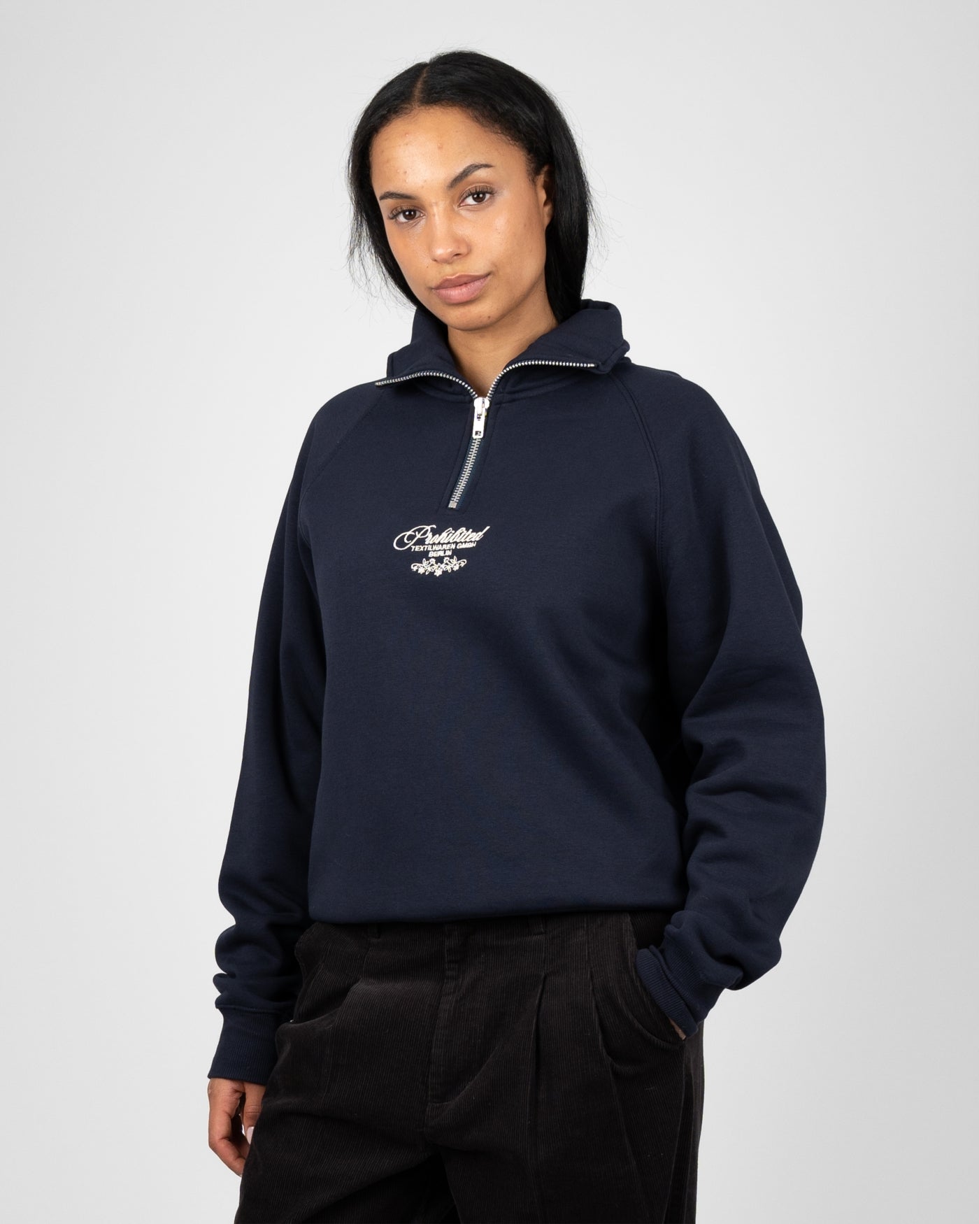 College Days Quarter Zip | Deep Blue