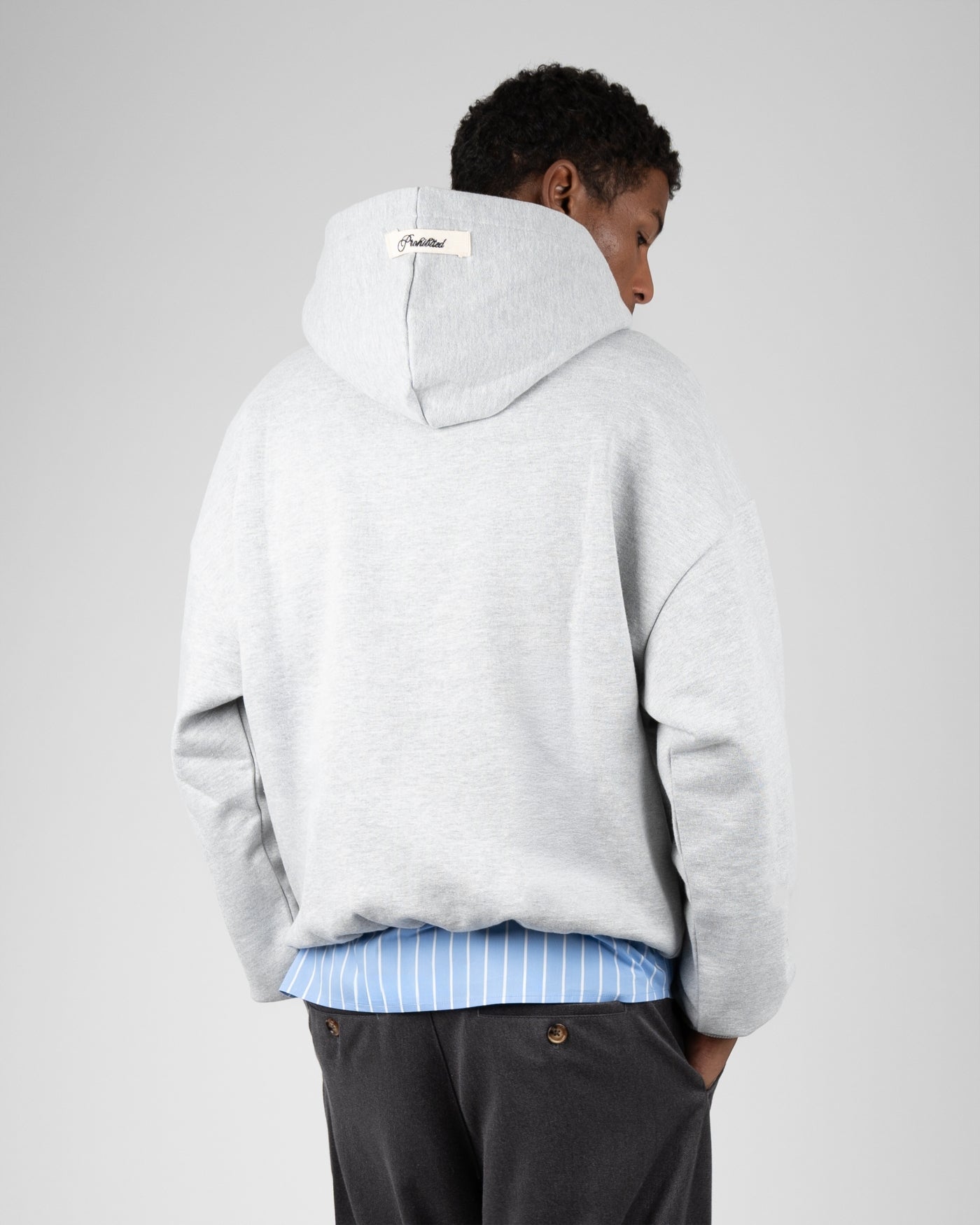 Double P Hoodie | Grey Melange