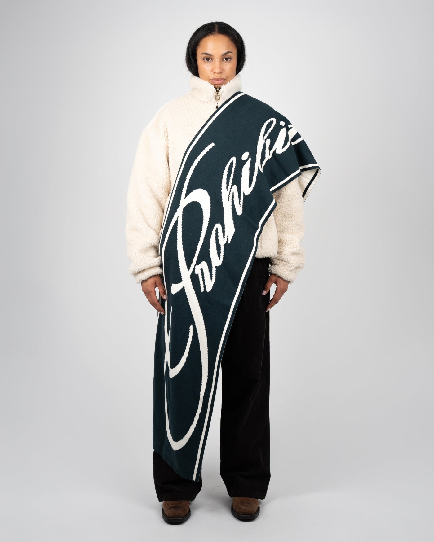 Back In The Days Knit Scarf | Green