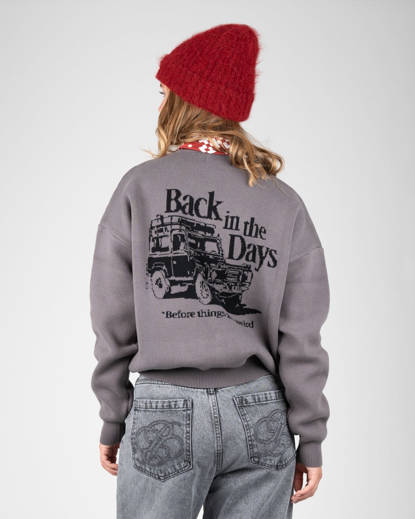 Back In The Days Knit | Grey