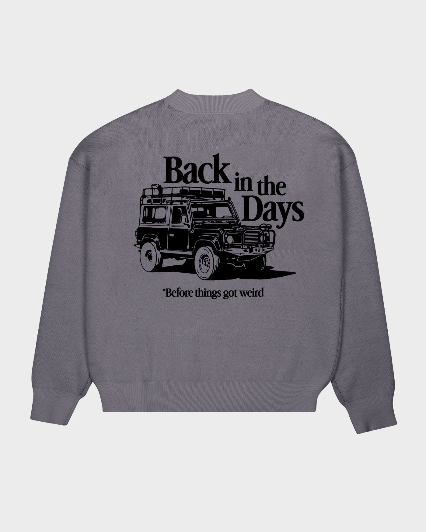 Back In The Days Knit | Grey