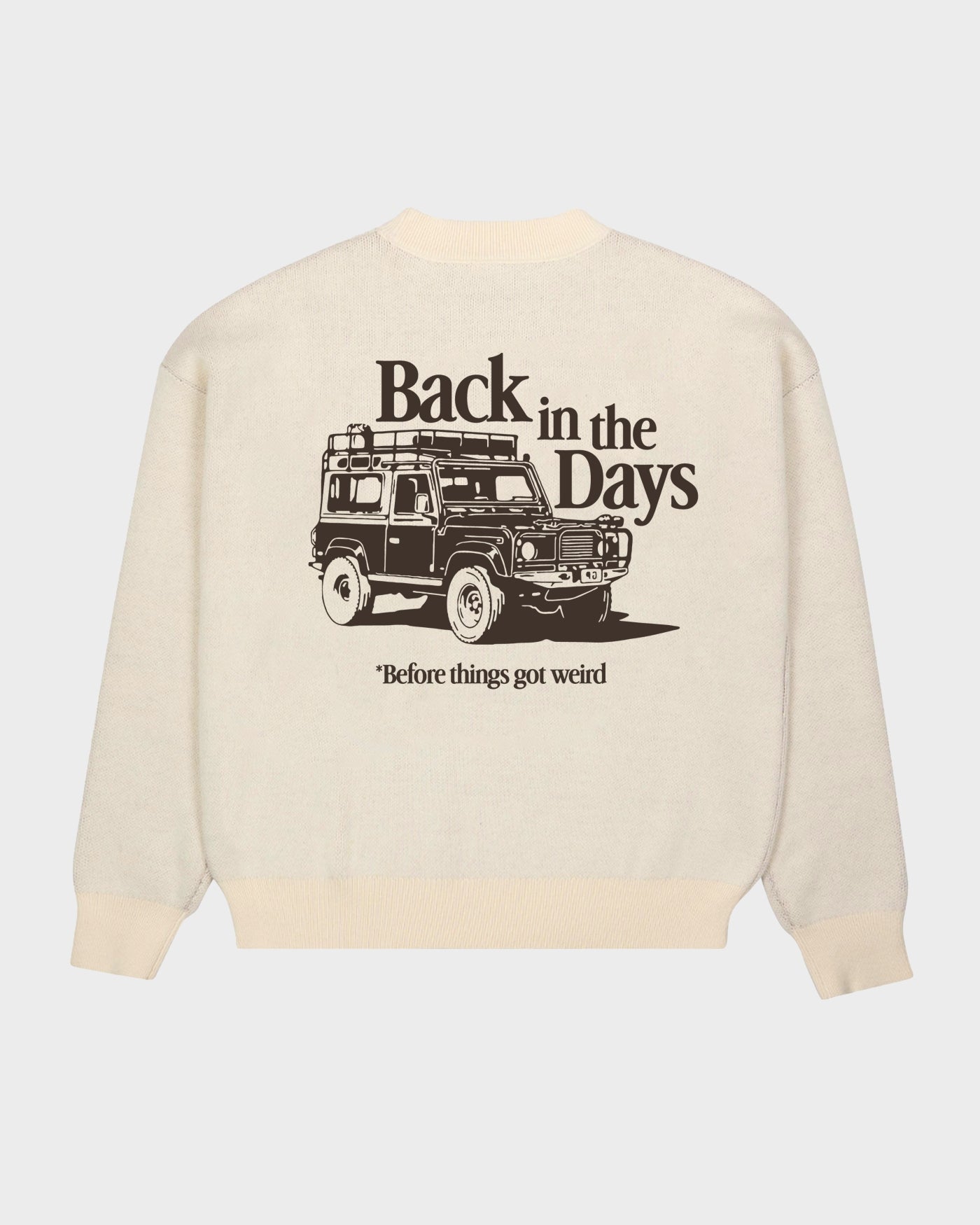 Back In The Days Knit | Cream