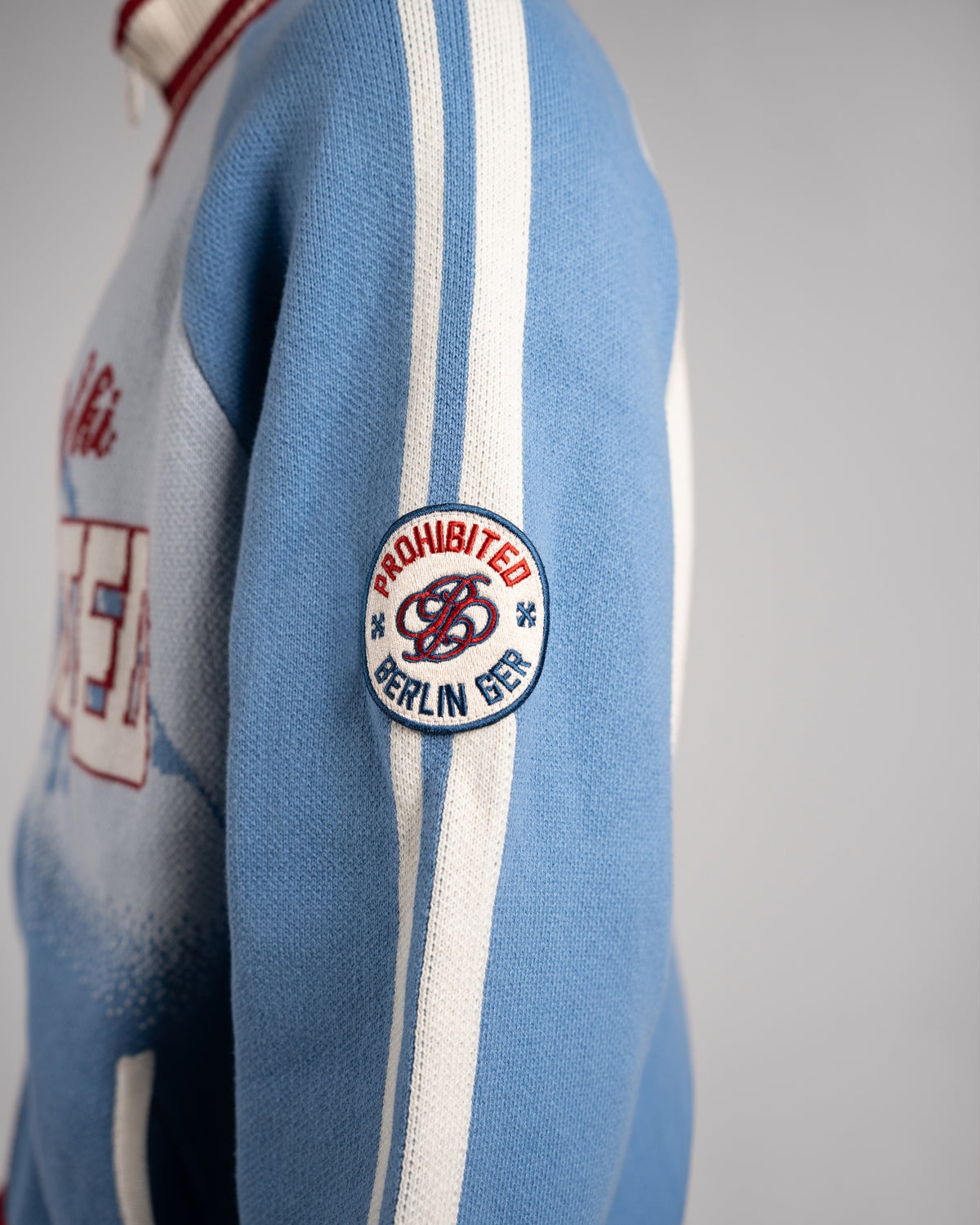 Mountain Knit Jacket | Light Blue
