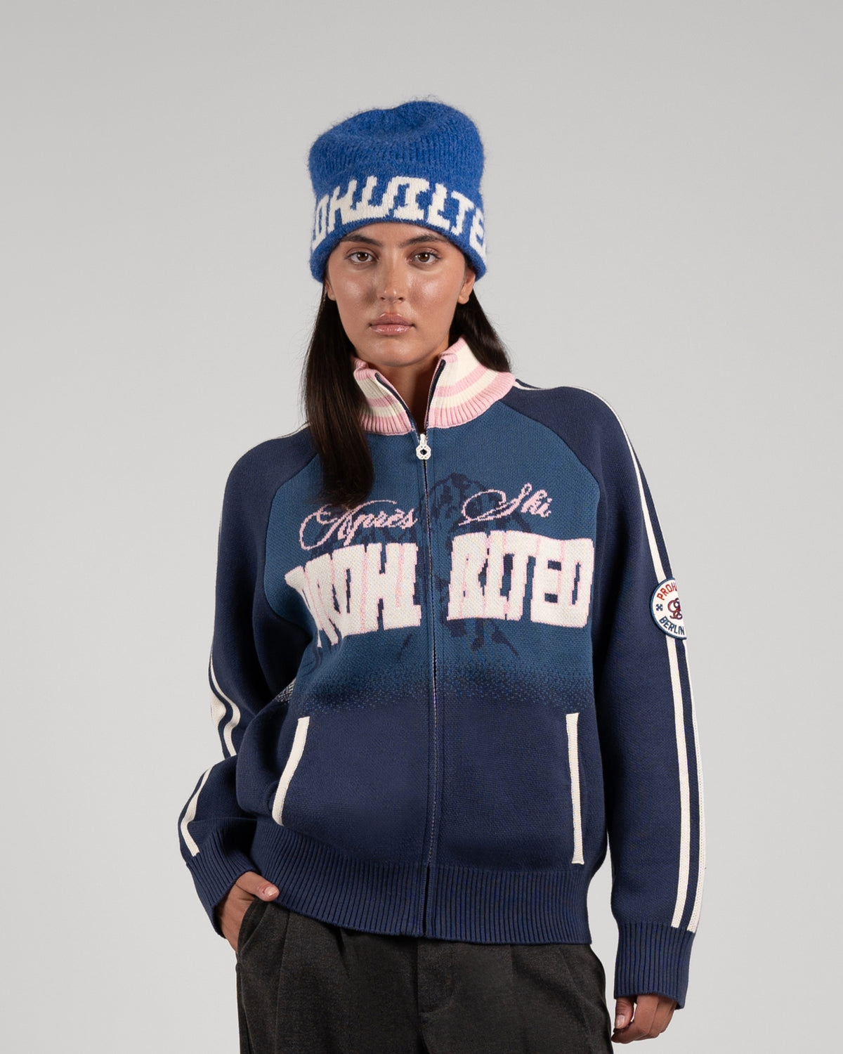 Mountain Knit Jacket | Dark Blue