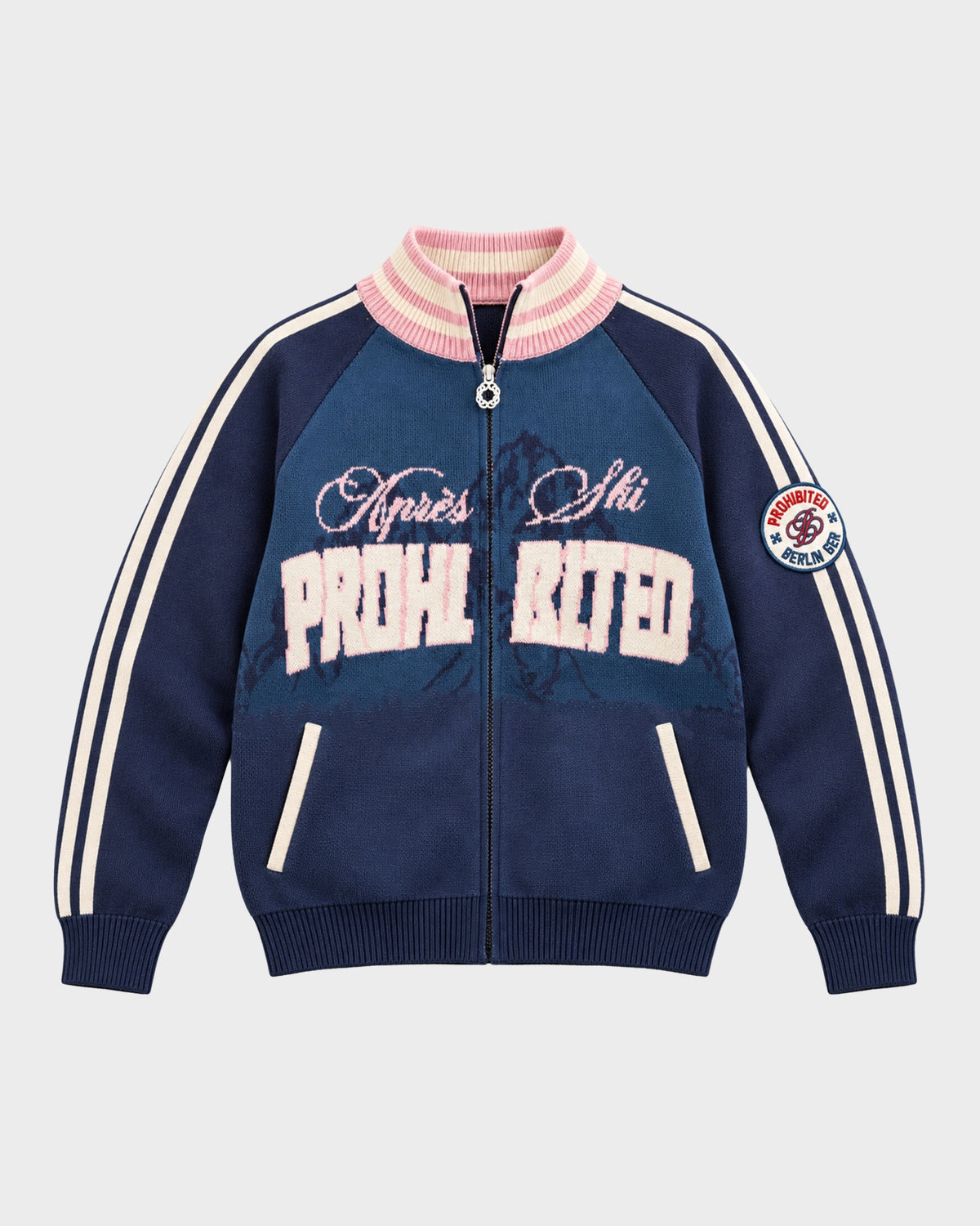 Mountain Knit Jacket | Dark Blue