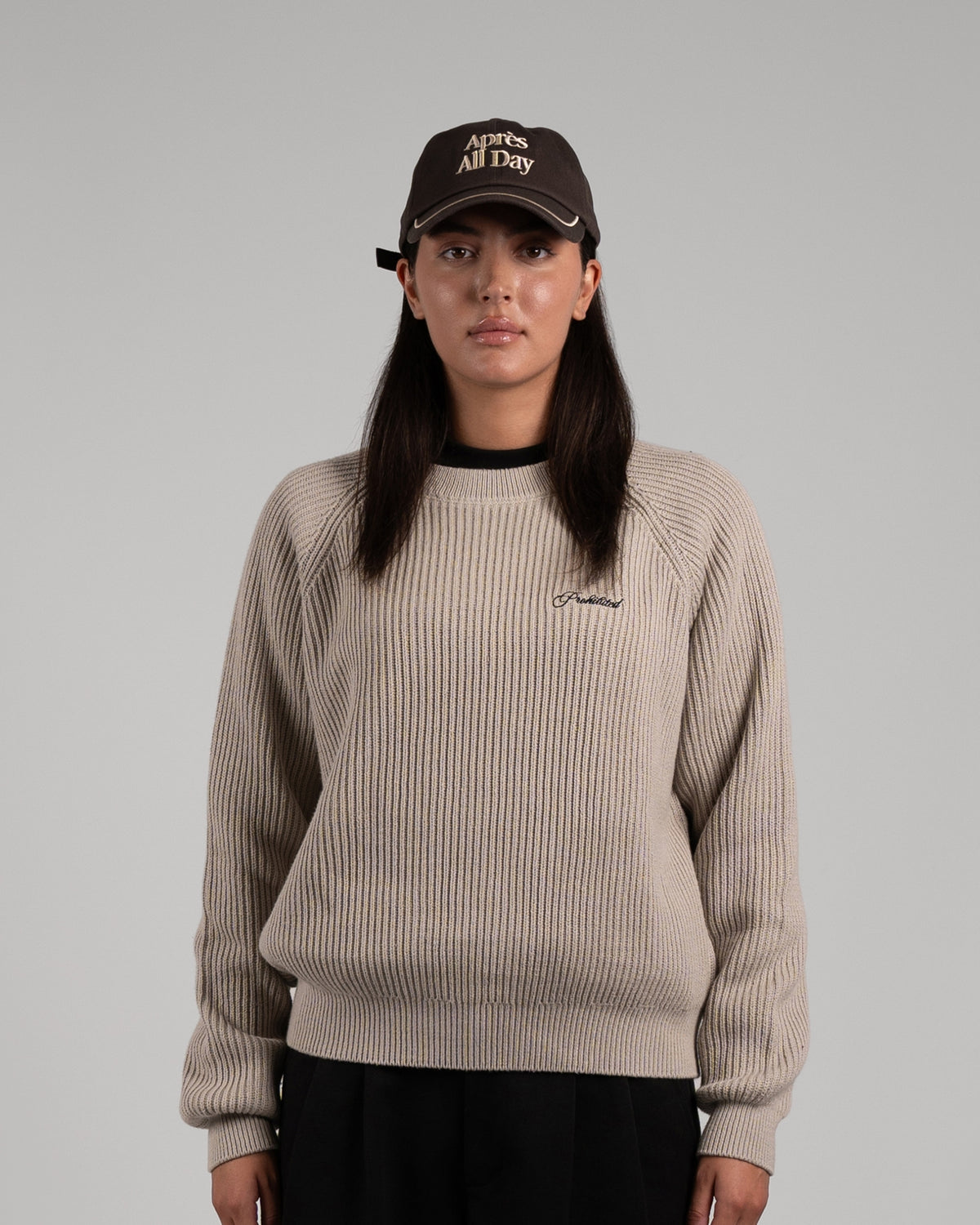 Campus Knit Sweater | Grey