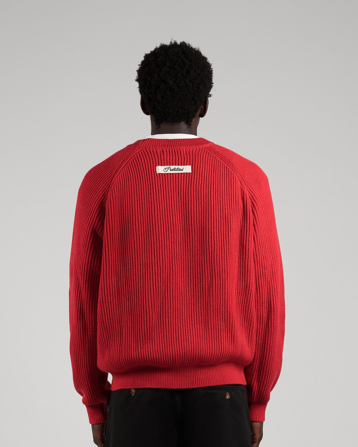 Campus Knit Sweater | Red