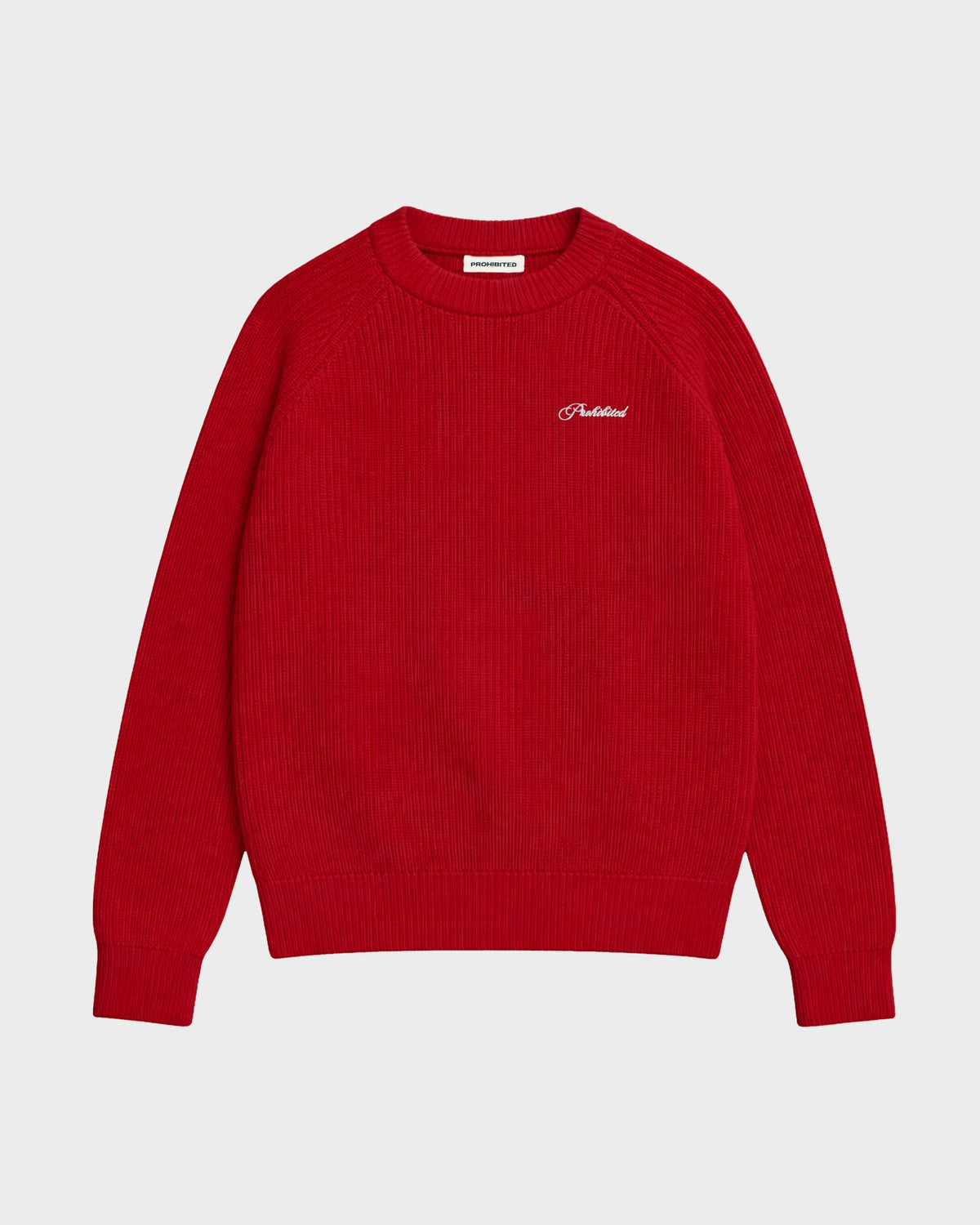 Campus Knit Sweater | Red