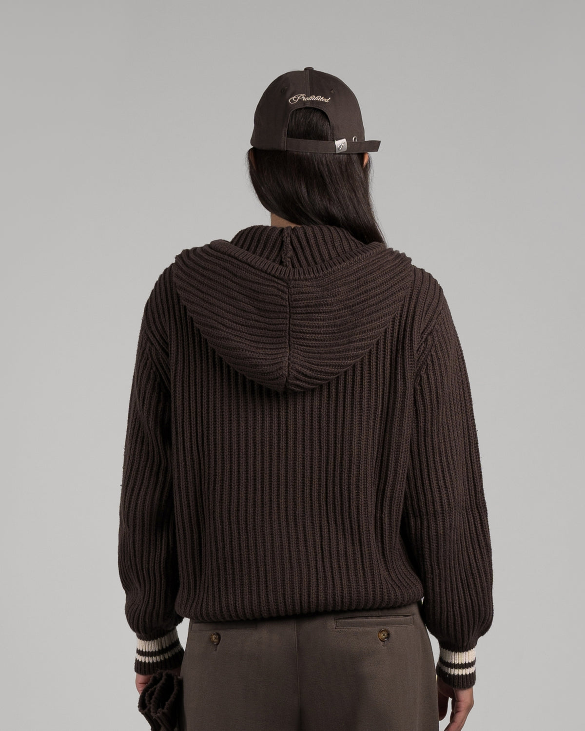 Snowboard Knit Jacket | Dark Brown