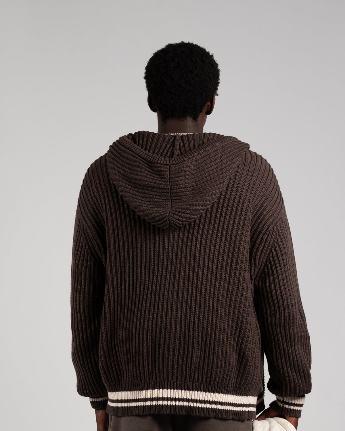 Snowboard Knit Jacket | Dark Brown