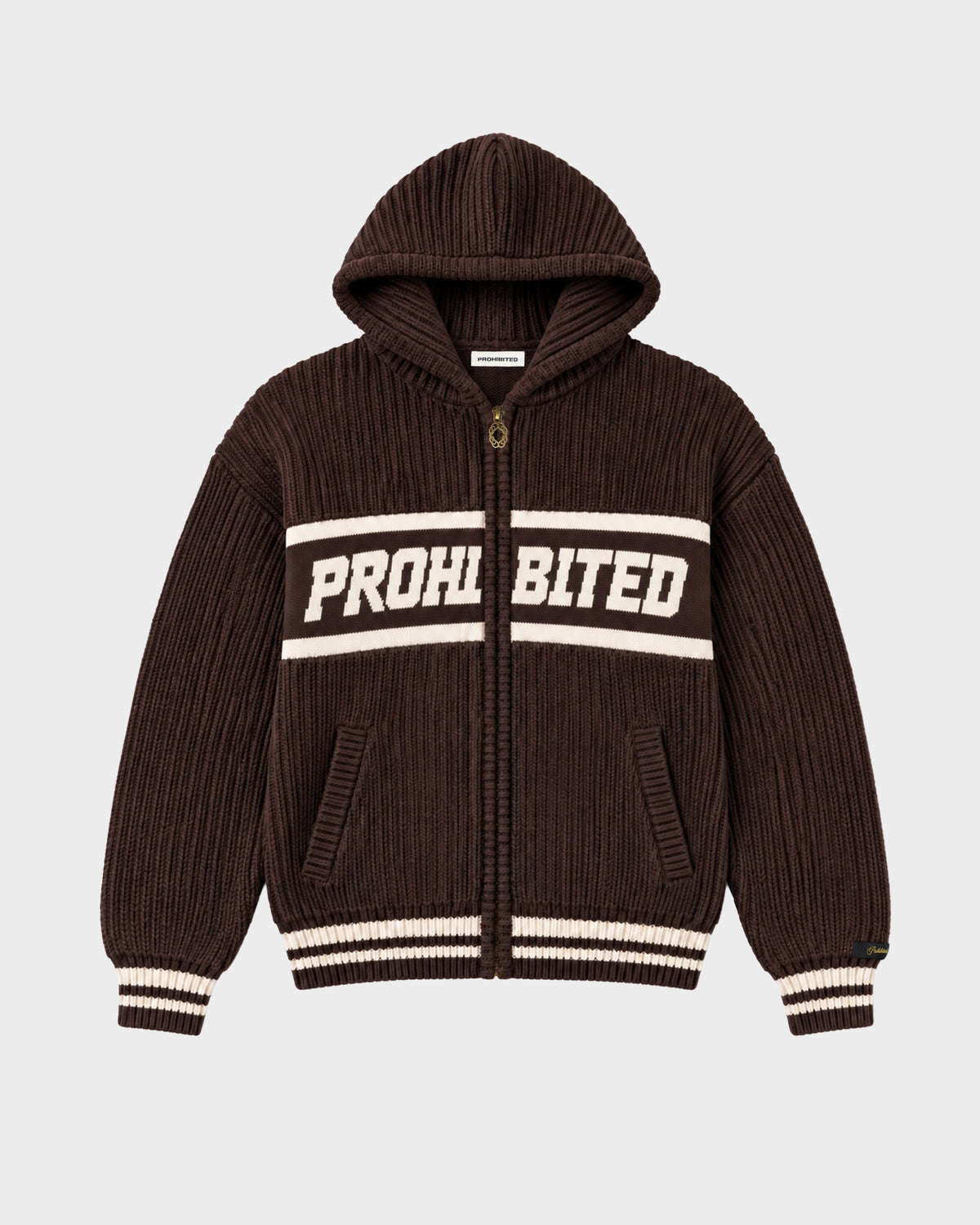 Snowboard Knit Jacket | Dark Brown