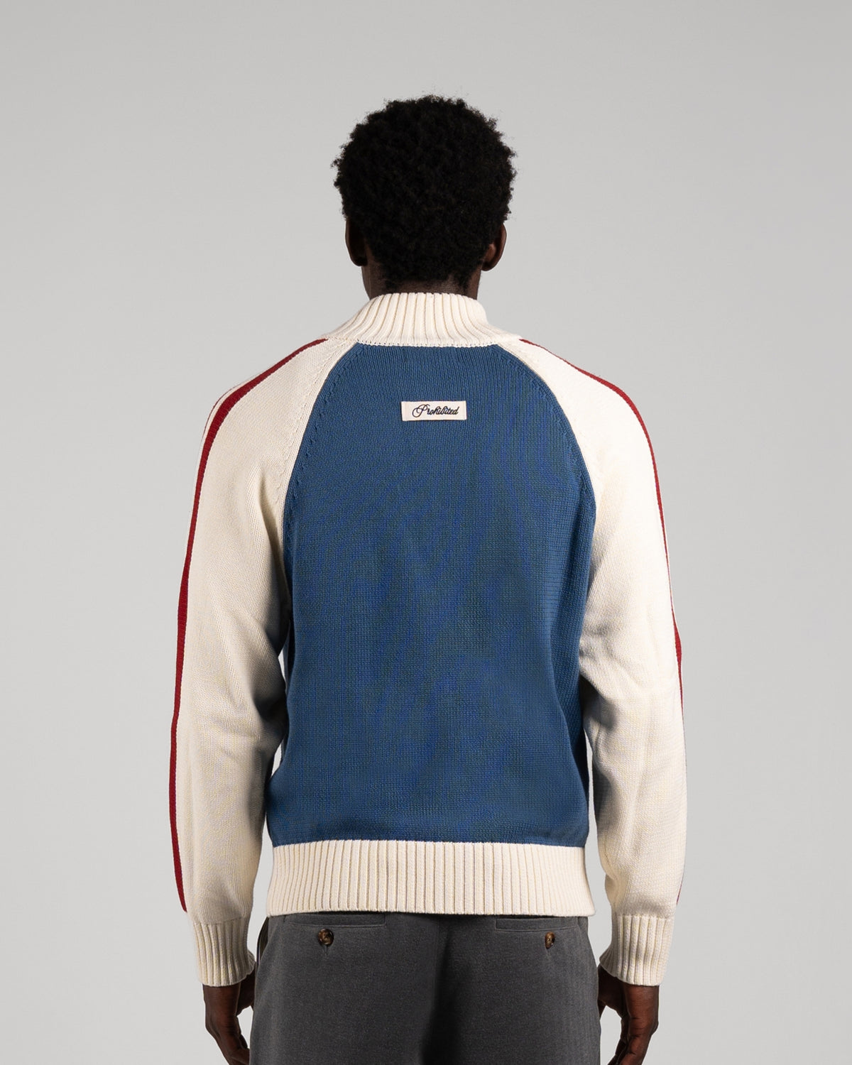 Swiss Alps Knit Jacket | Blue