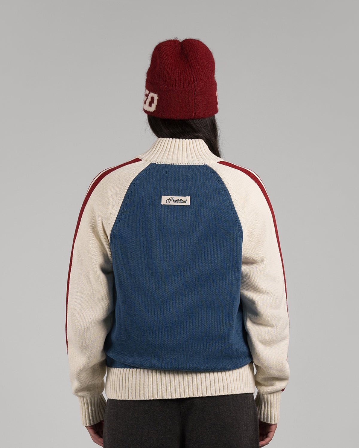 Swiss Alps Knit Jacket | Blue