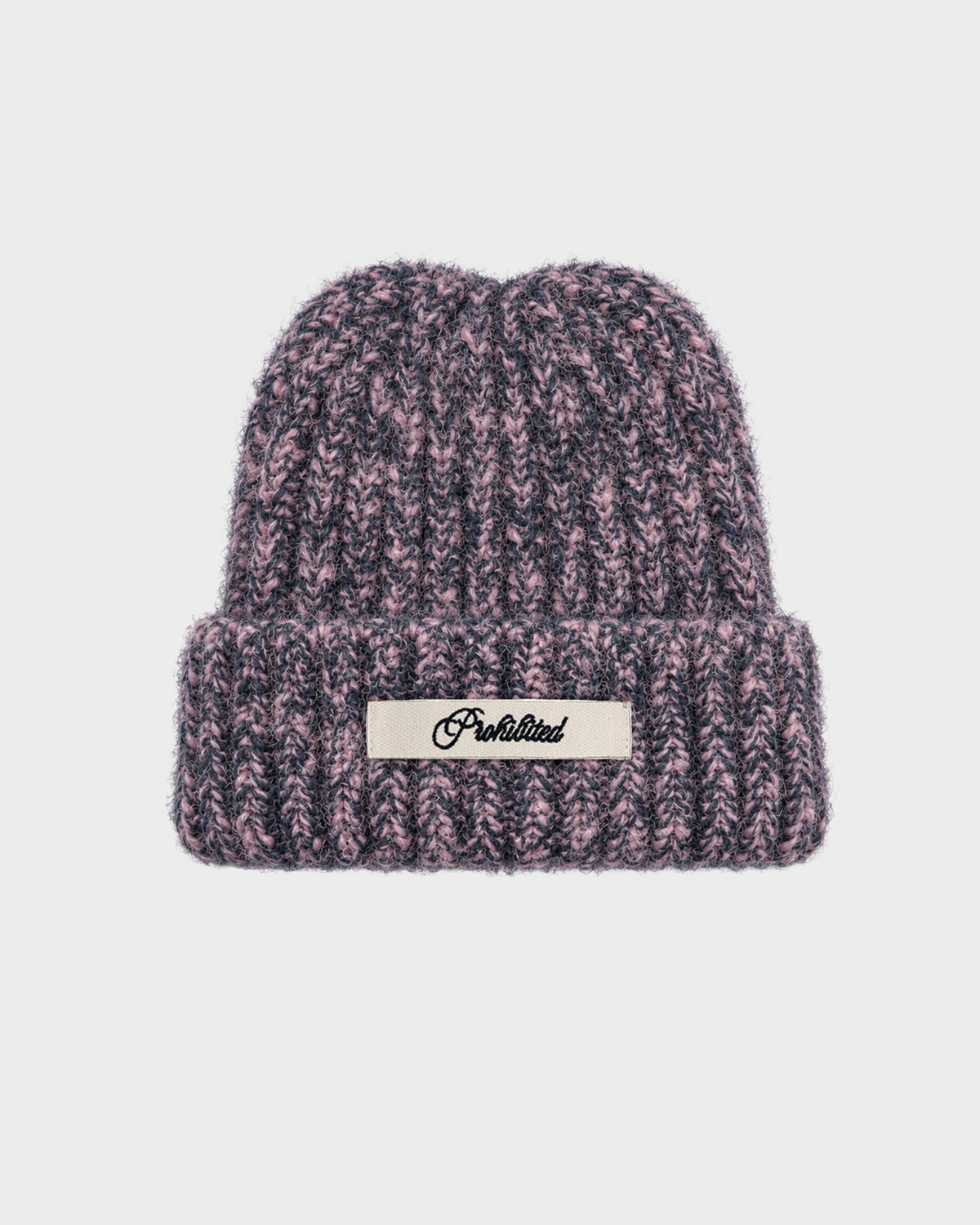 Winter Knit Beanie | Rose/Blue