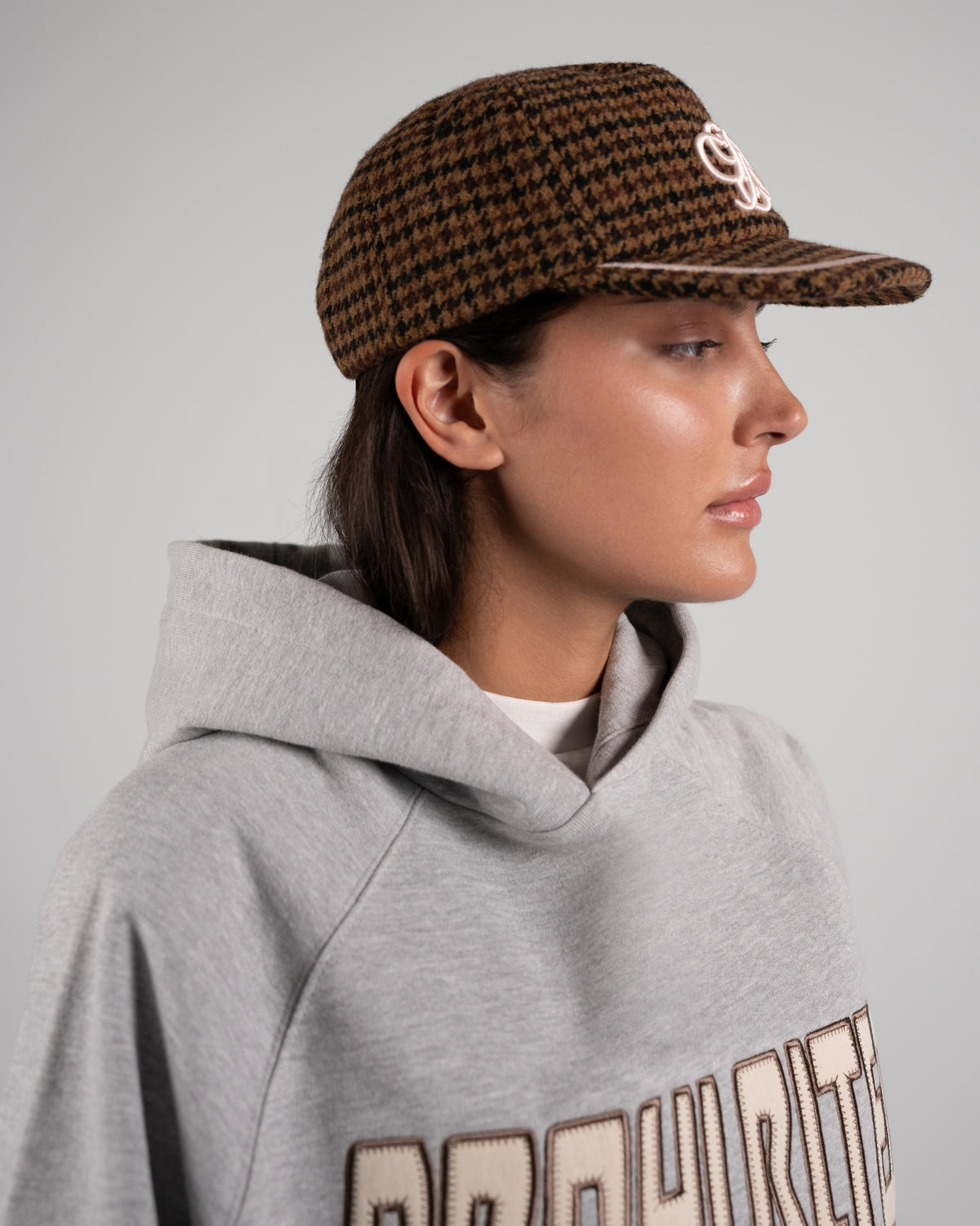Double P Cap | Checkered Brown