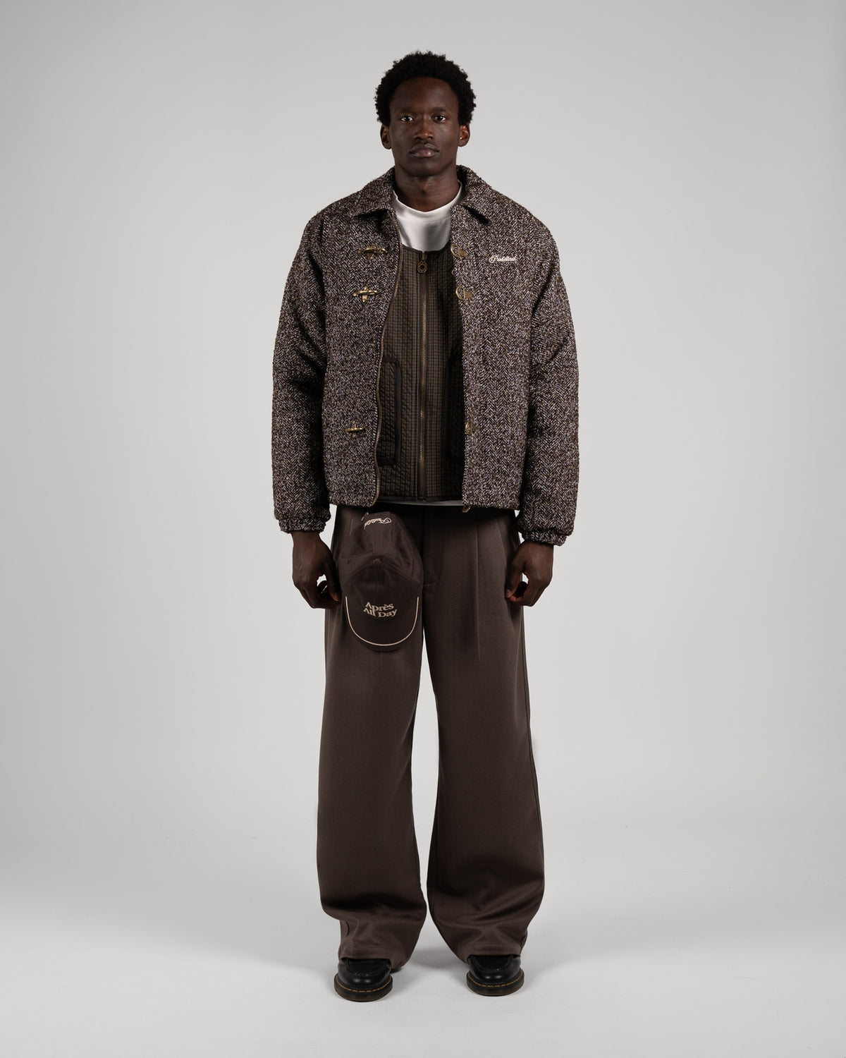 Powder Pleated Pants | Brown