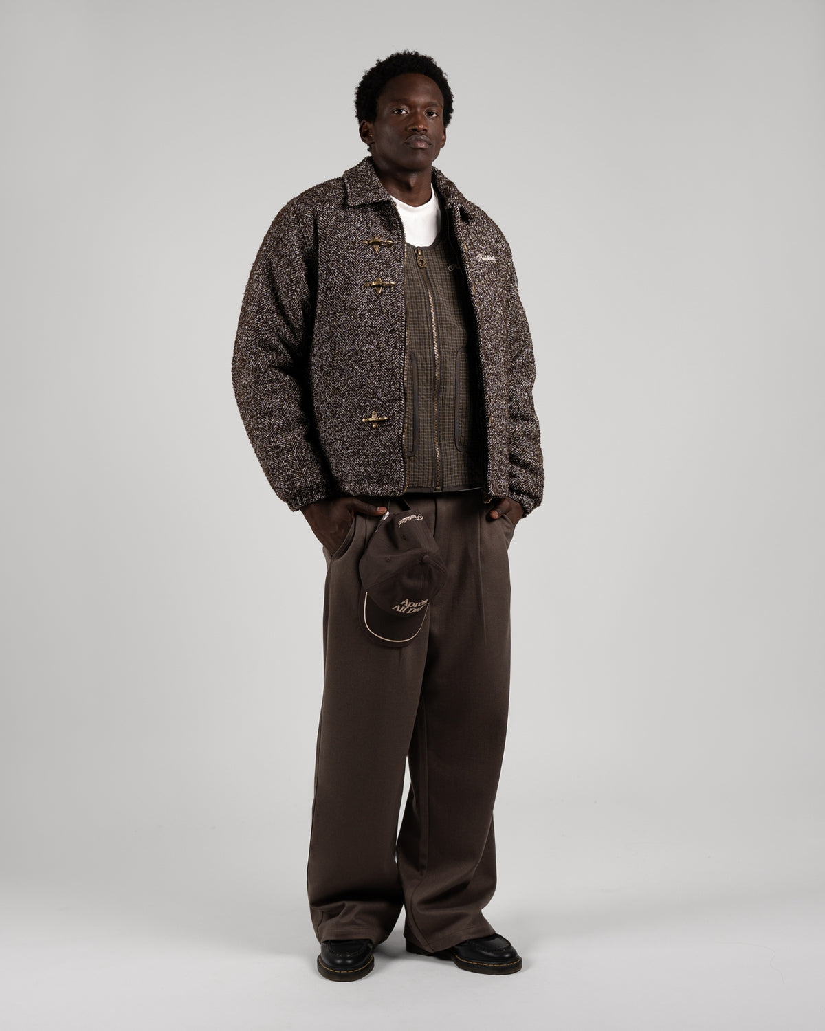Powder Pleated Pants | Brown