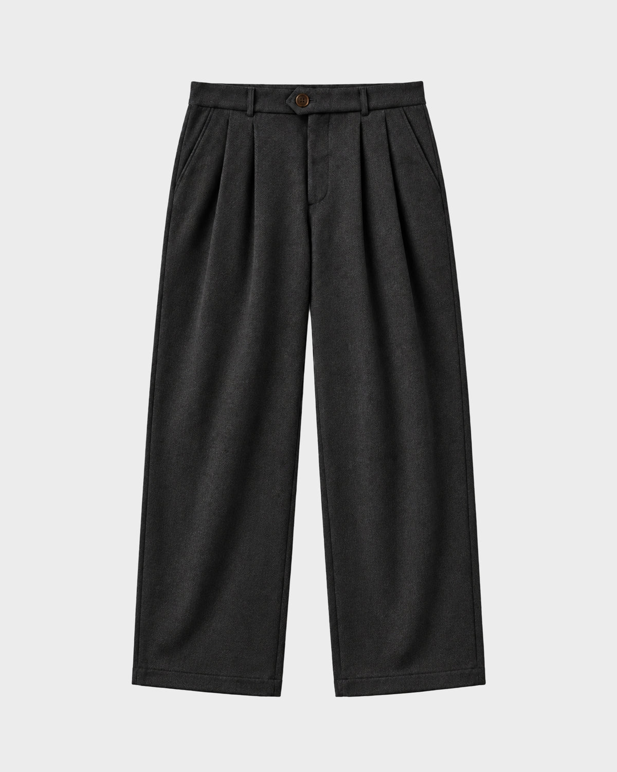 Powder Pleated Pants | Dark Grey