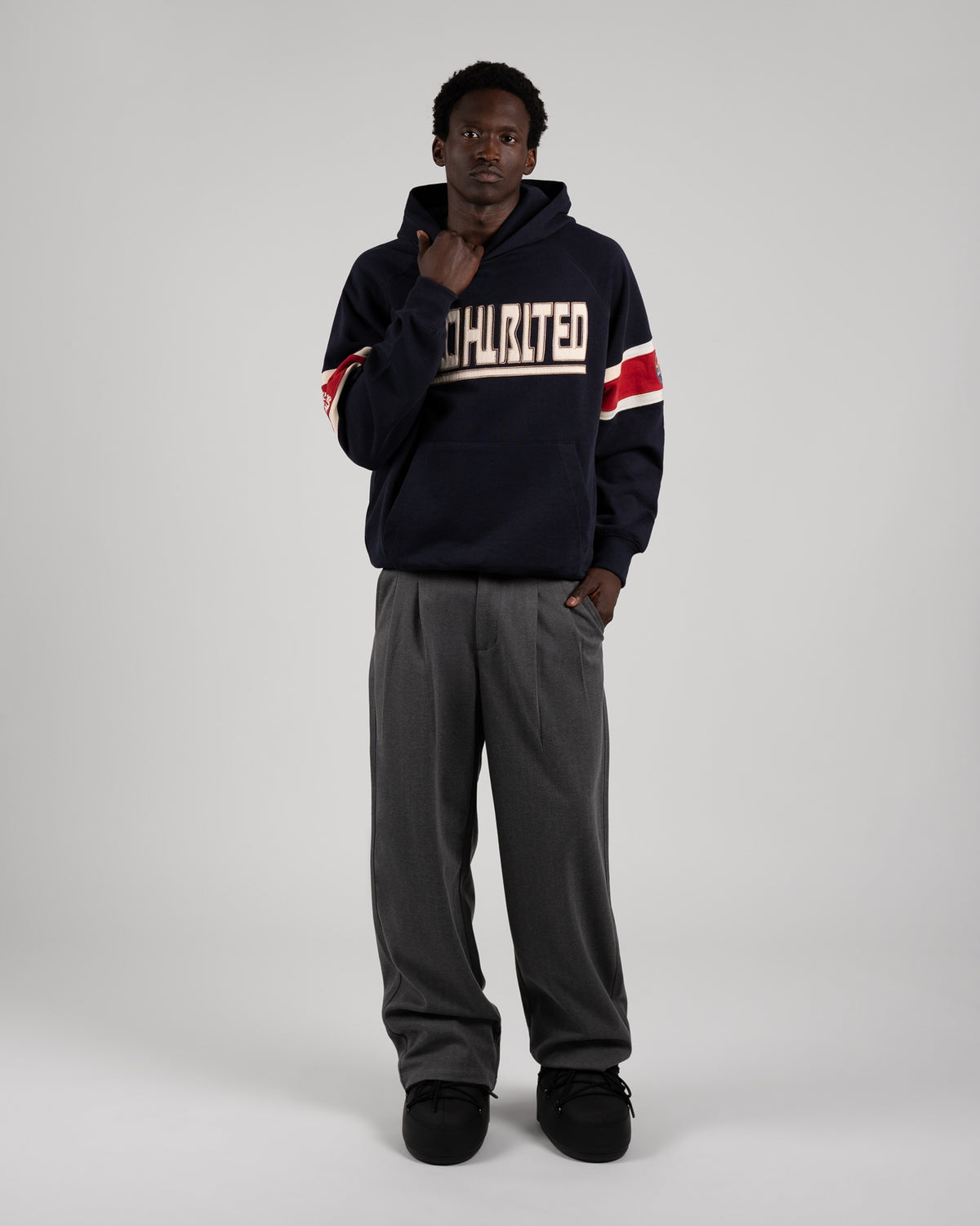 Powder Pleated Pants | Grey