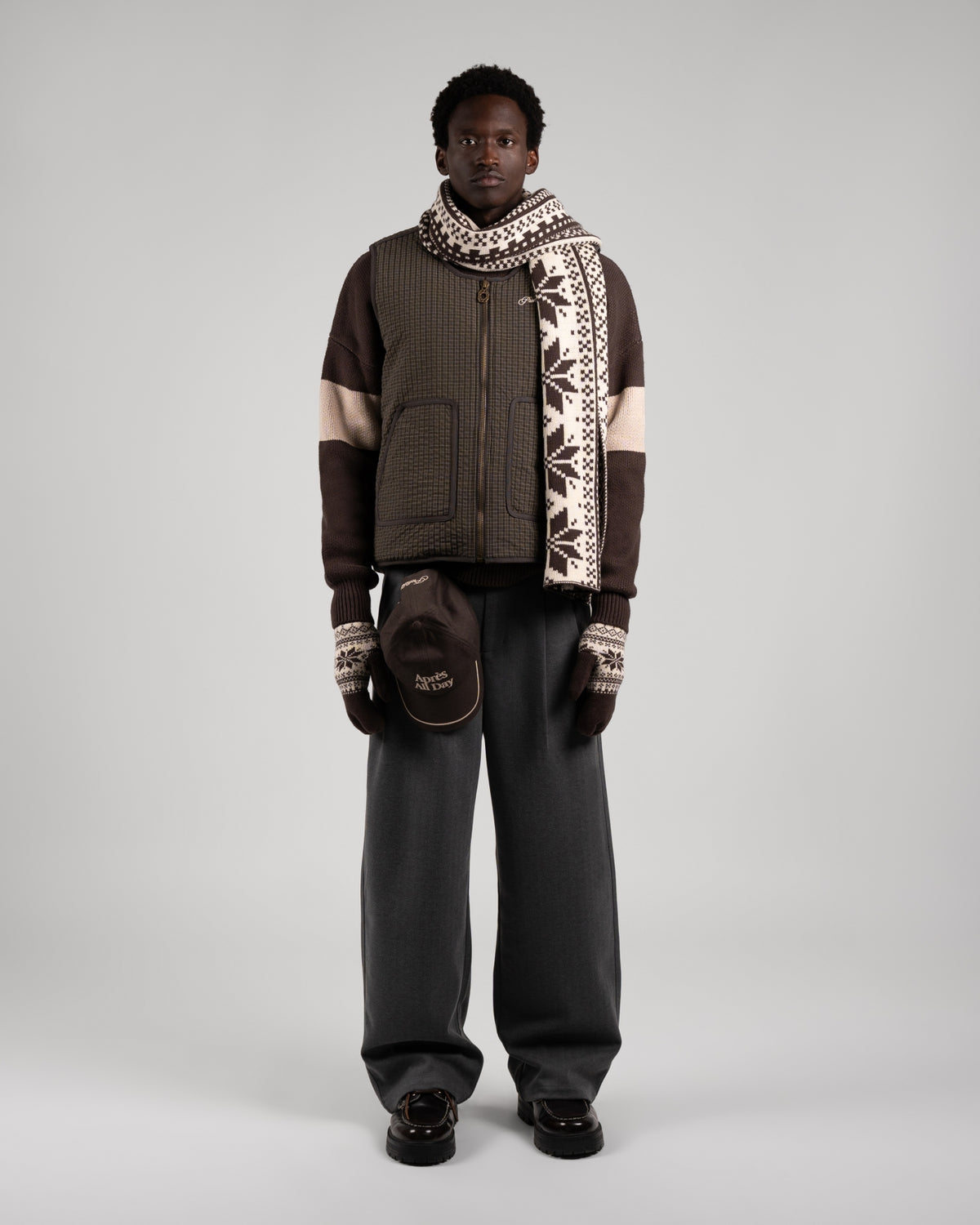 Norwegian Scarf | Dark Brown
