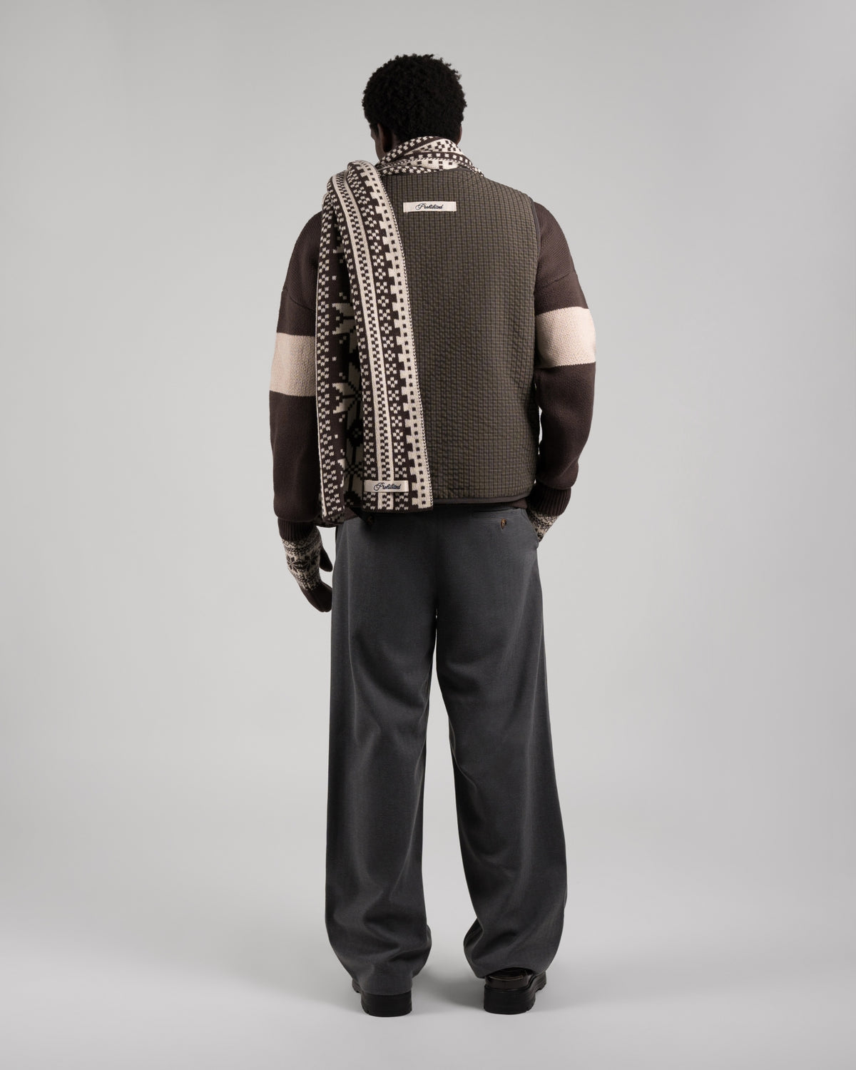 Norwegian Scarf | Dark Brown