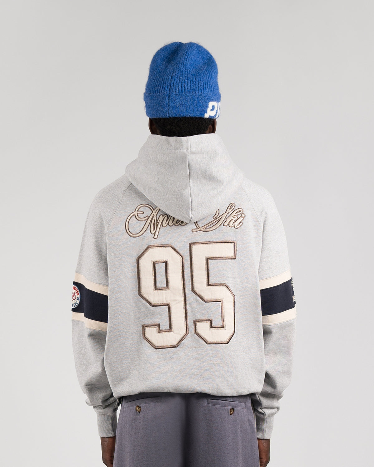 Ice Hockey Hoodie | Grey Melange