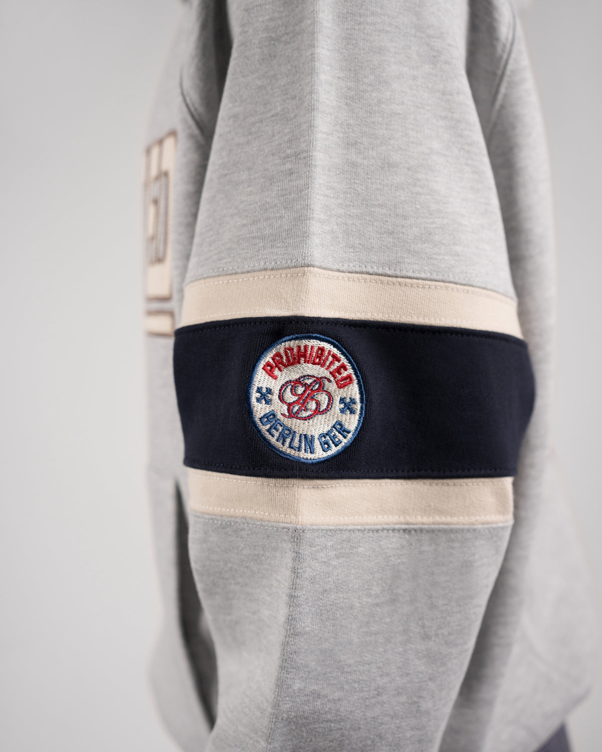 Ice Hockey Hoodie | Grey Melange