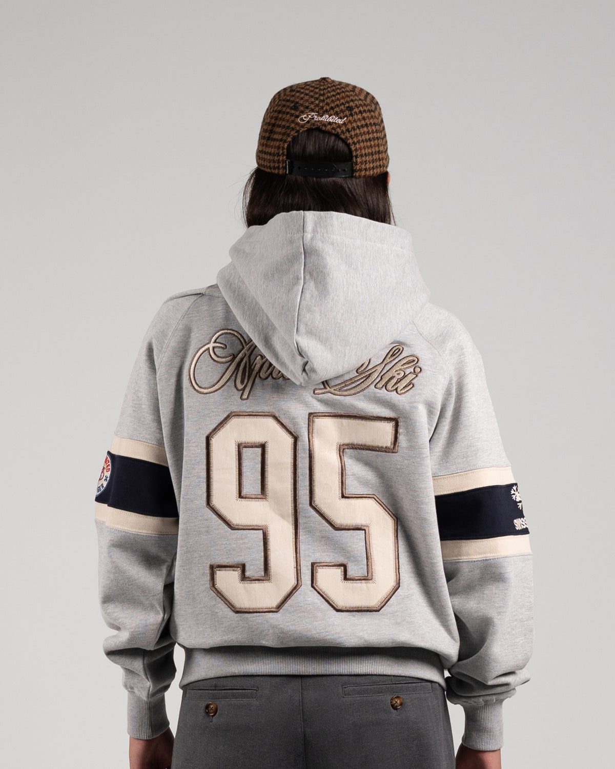 Ice Hockey Hoodie | Grey Melange