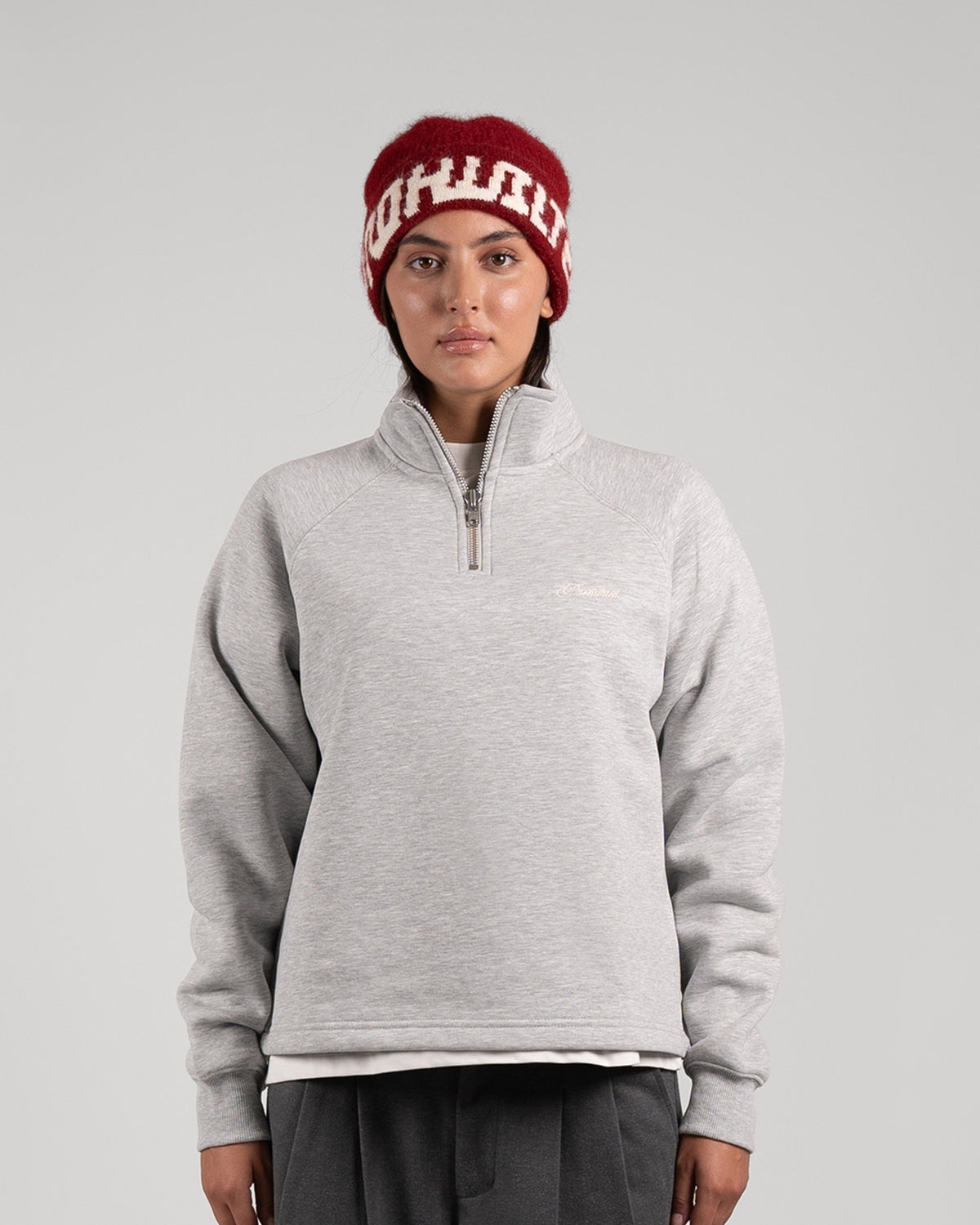 Off-Piste Quarter-Zip | Grey Melange