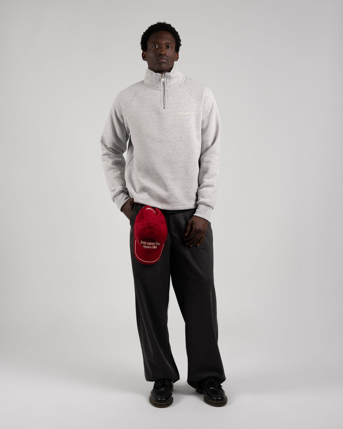 Off-Piste Quarter-Zip | Grey Melange