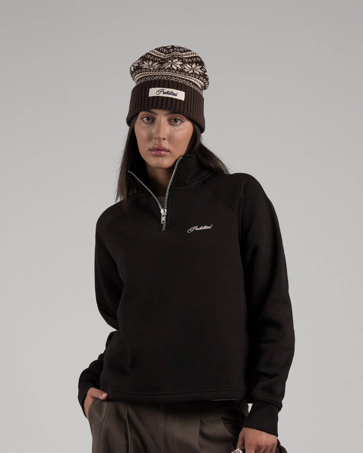 Off-Piste Quarter-Zip | Black