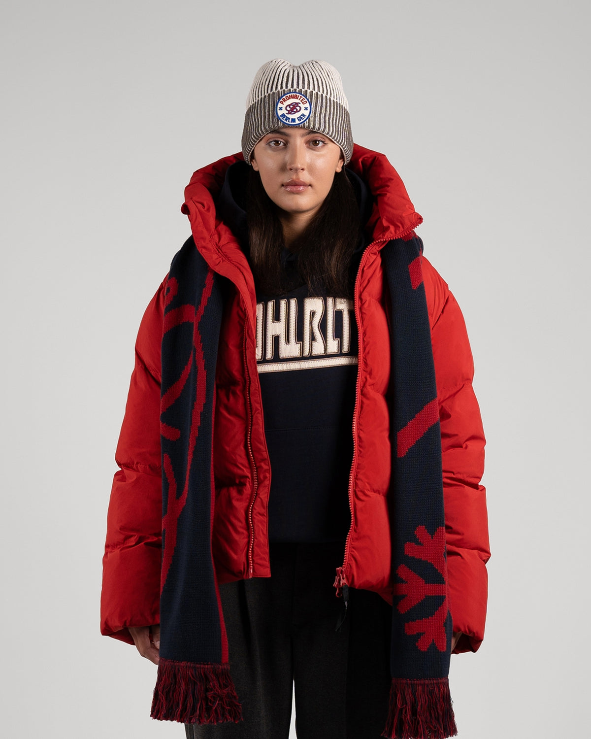 Arctic Puffer Jacket | Bright Red