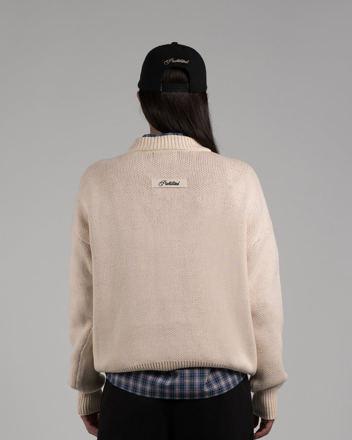 Varsity Knit Sweater | Dark Brown