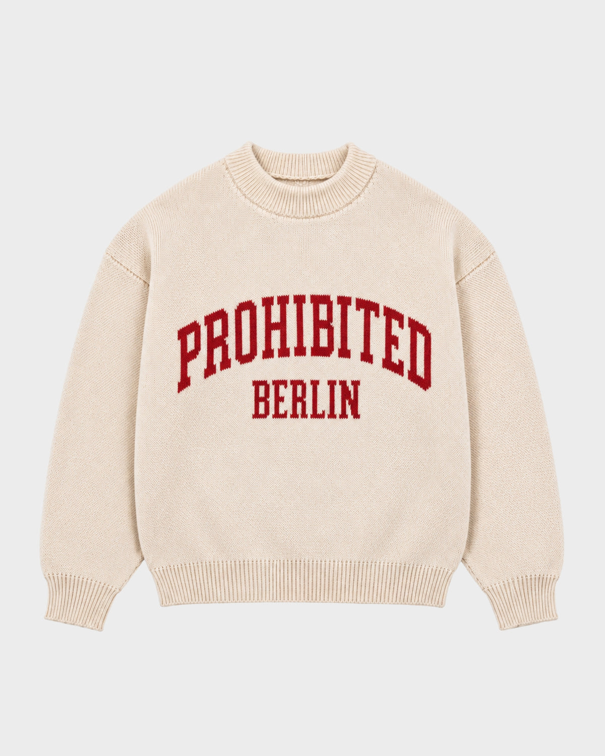Varsity Knit Sweater | Dark Brown