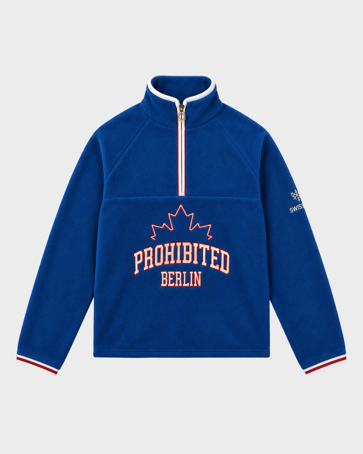 Swiss Alps Fleece Quarter-Zip | Blue
