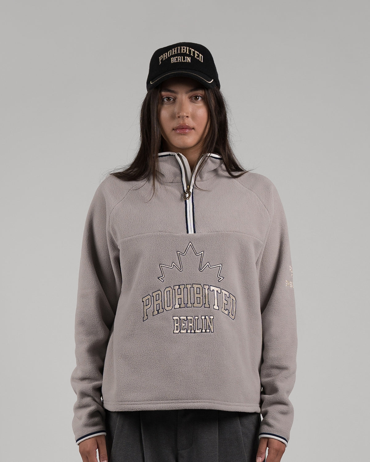 Swiss Alps Fleece Quarter-Zip | Grey