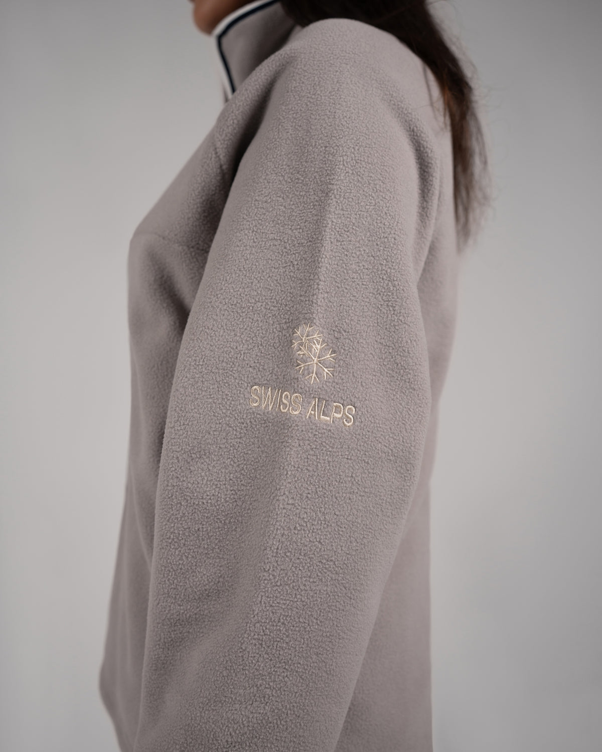 Swiss Alps Fleece Quarter-Zip | Grey