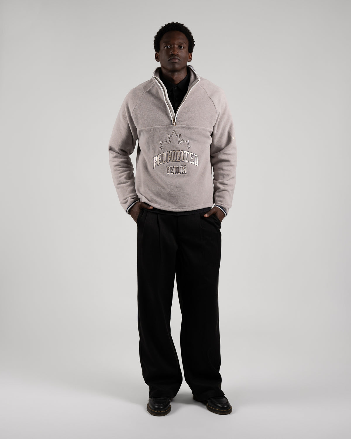 Swiss Alps Fleece Quarter-Zip | Grey