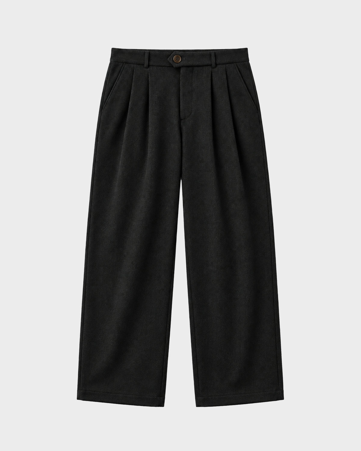 Powder Pleated Pants | Black