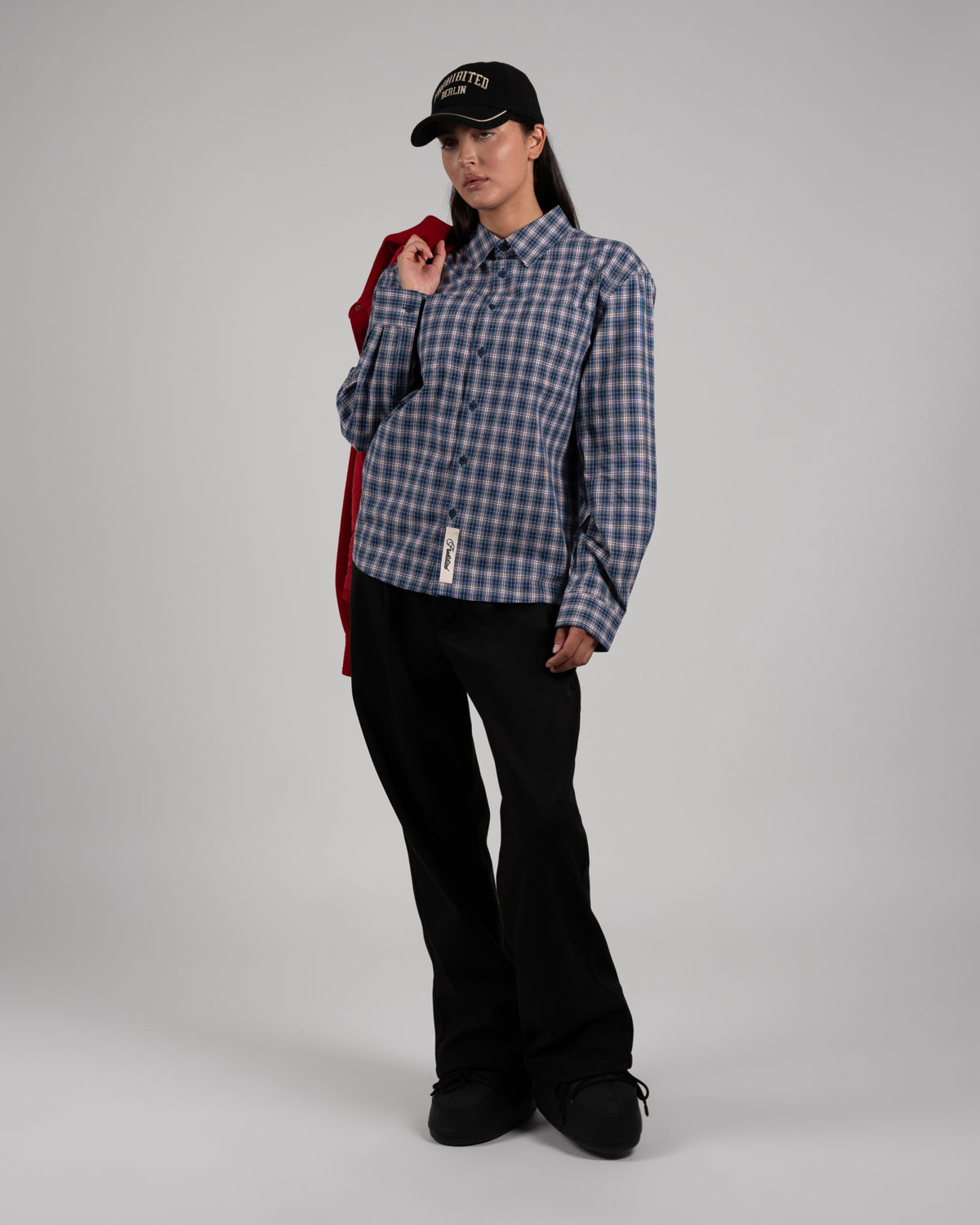 Alpine Checkered Dress Shirt | Blue/Red