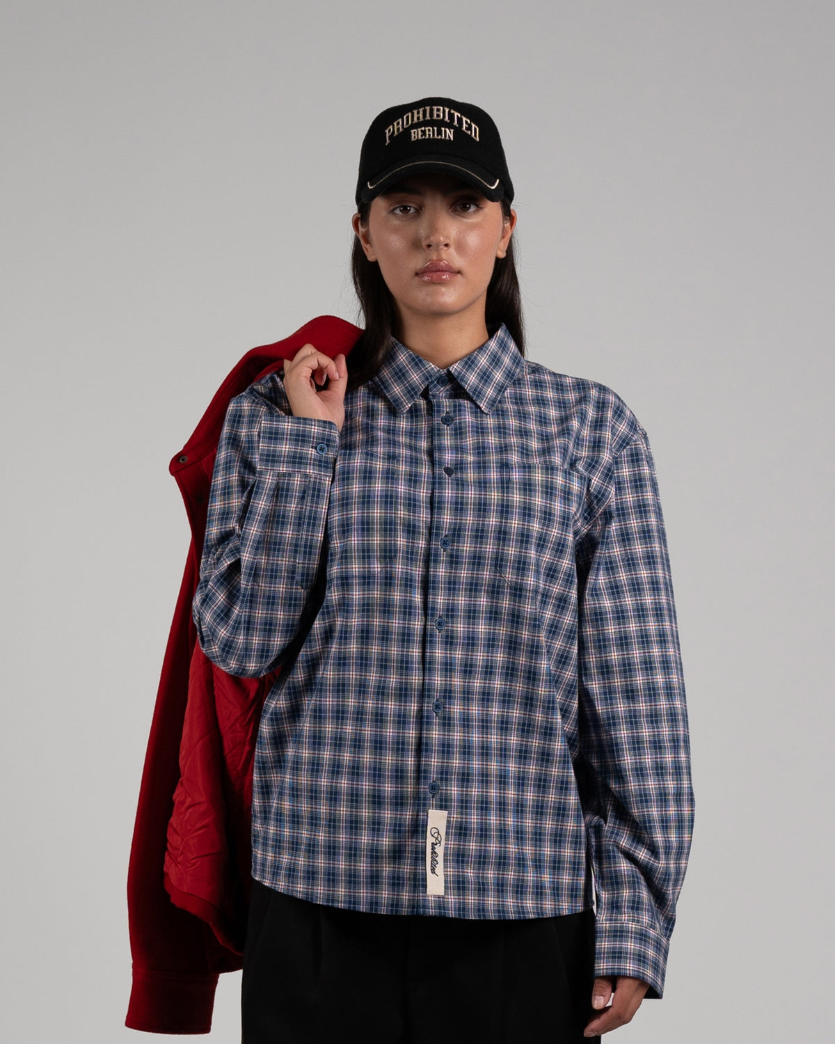 Alpine Checkered Dress Shirt | Blue/Red