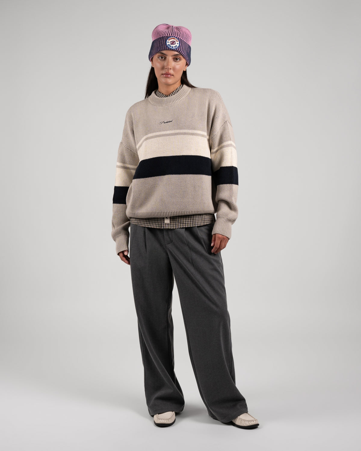 Kicker Knit Sweater | Grey