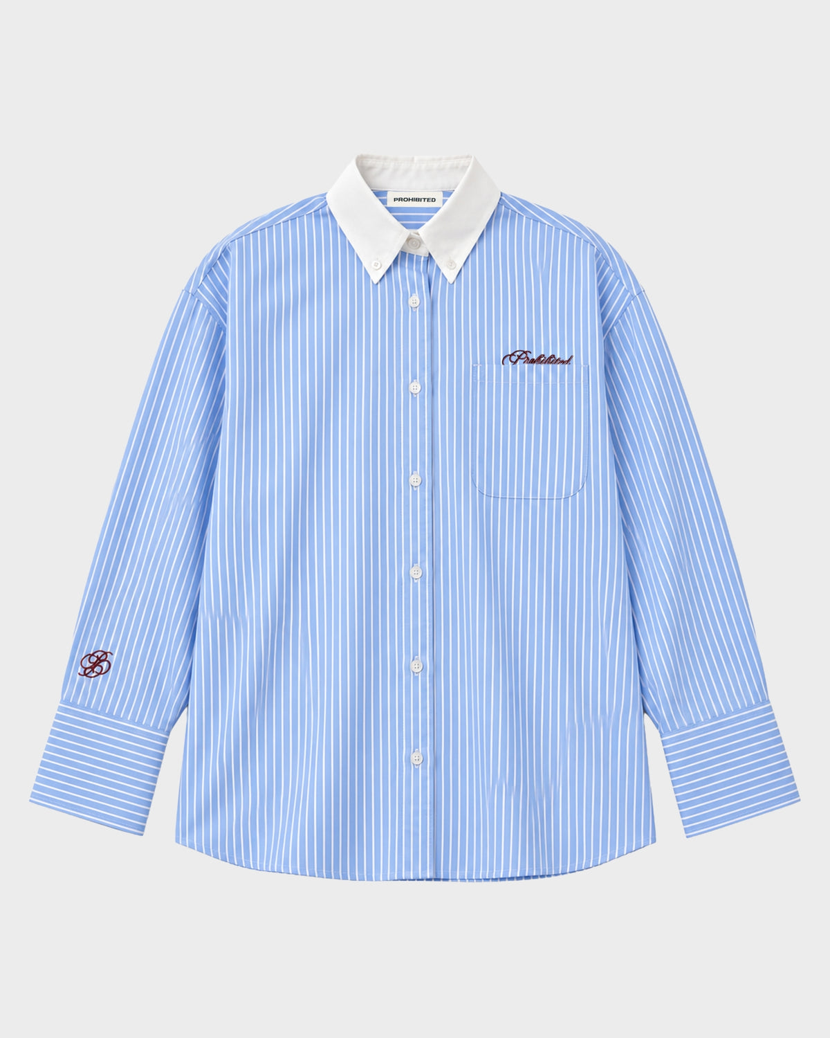 Back In The Days Button Down Shirt | Blue/White