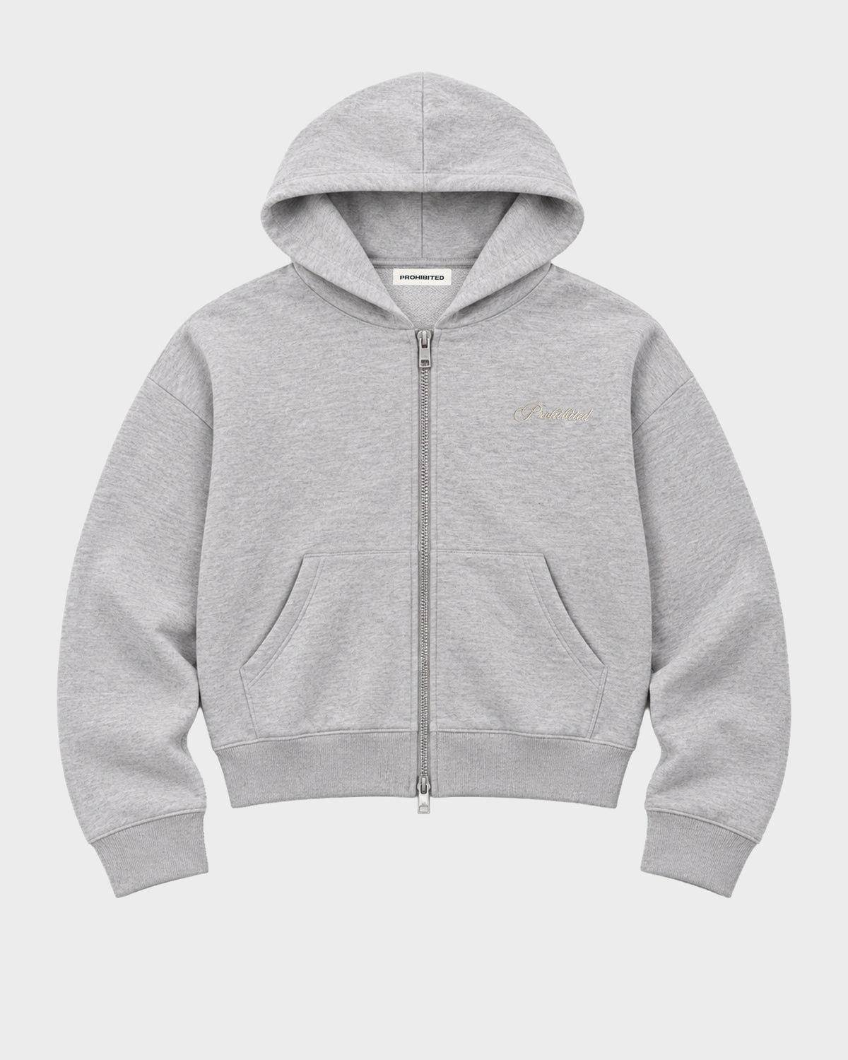 Replay Zip-Hoodie | Grey Melange