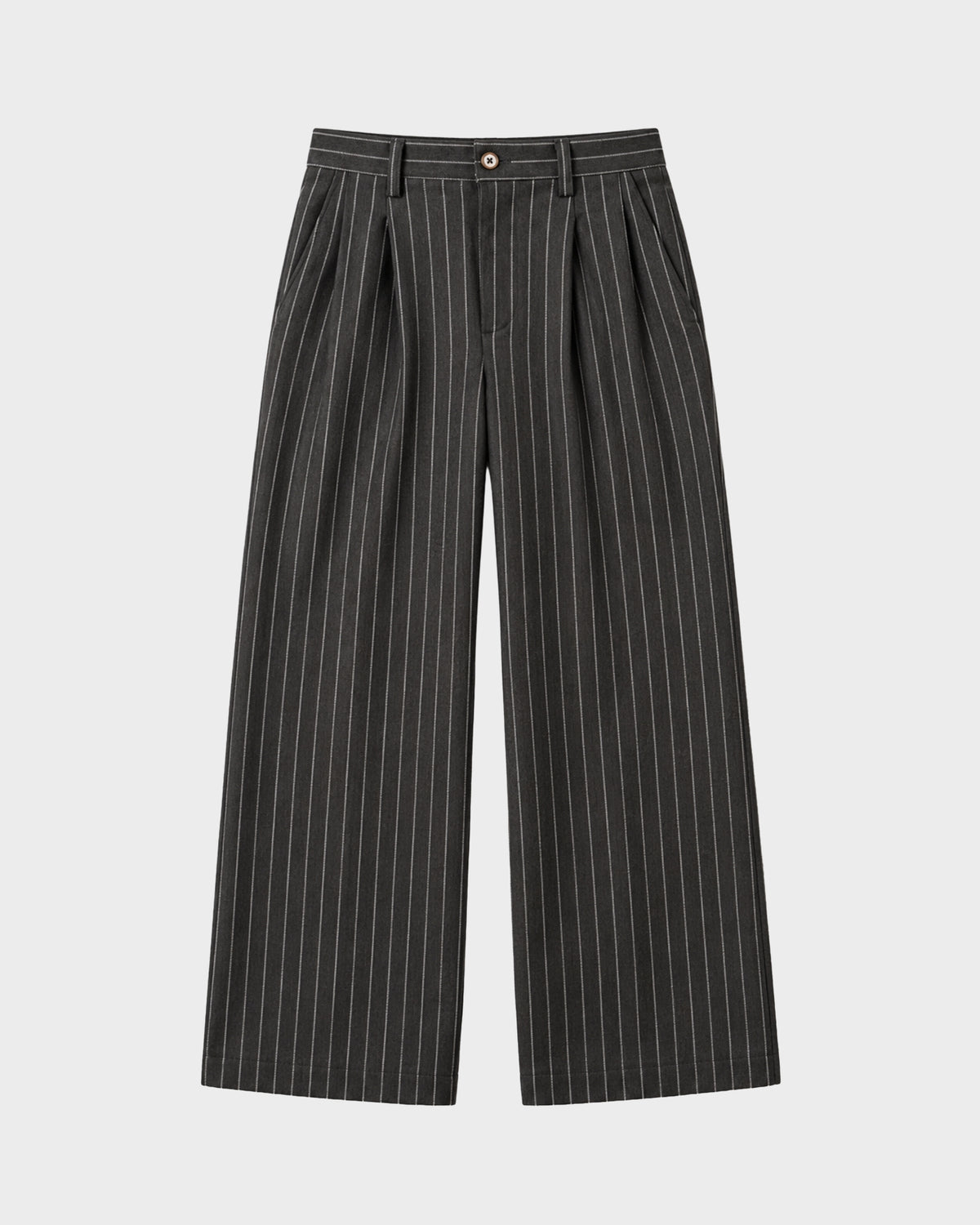 Decade Pleated Pants | Dark Grey